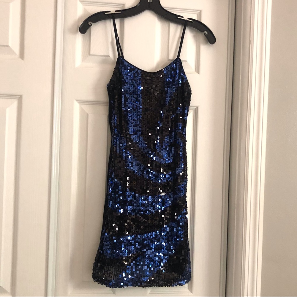 Jeanette John 3:16 Sequins Mini Dress